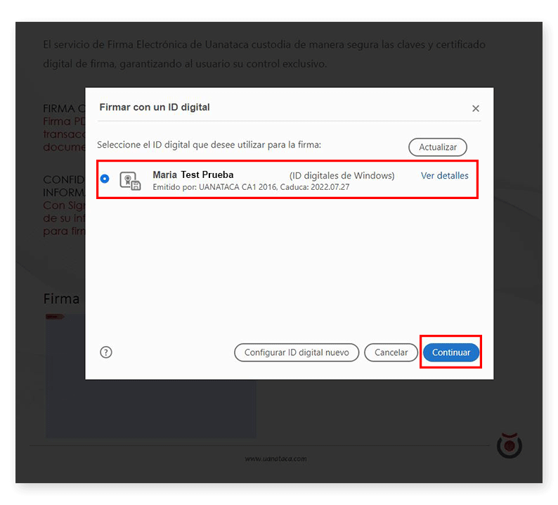 C Mo Firmar Un Pdf Con Certificado Digital Gu A Visual Uanataca