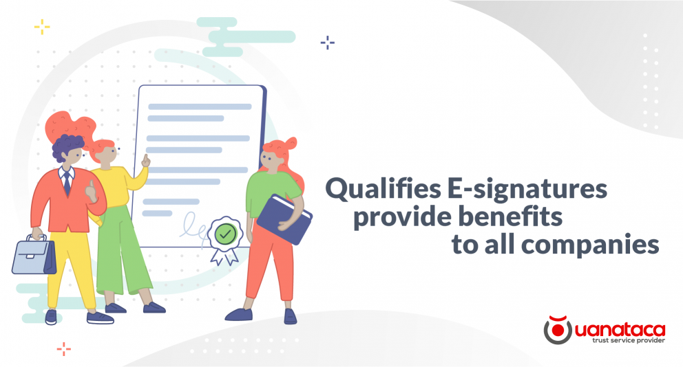 Which companies can use qualified electronic signatures?