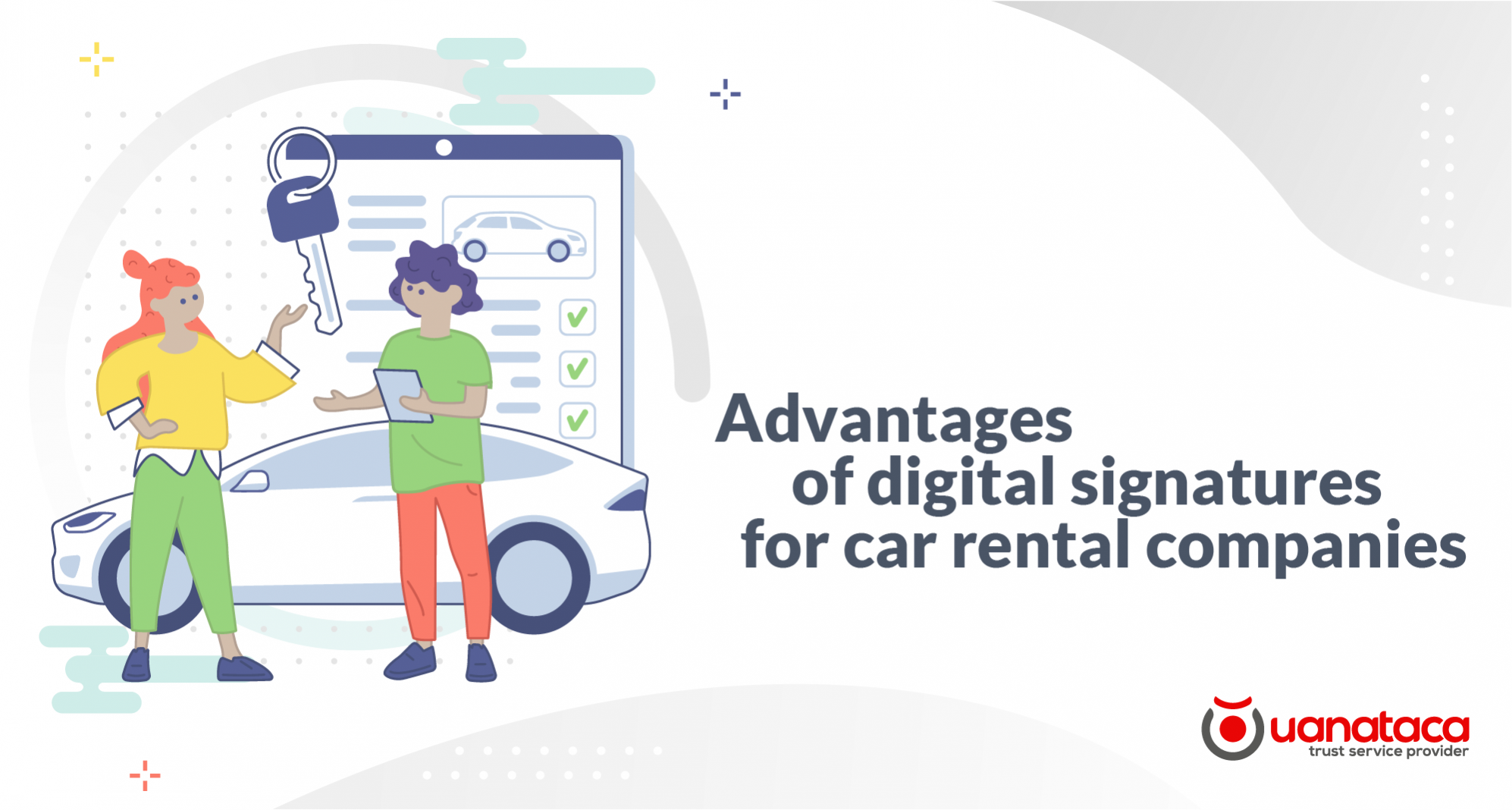 Electronic signature is a differentiating factor for car rental
